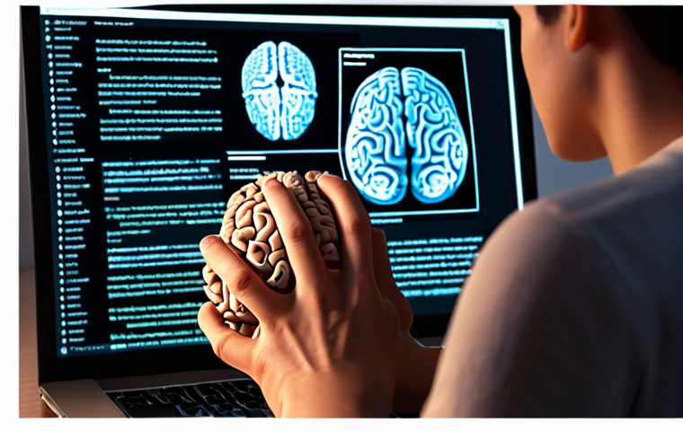 AI Authorship Complexity**
Prompt: Conceptual art, blurred lines, representing AI authorship. A human hand coding, a user typing a prompt, and a glowing AI brain interwoven. Symbolizes the complex relationship between programmer, user, and artificial intelligence in content creation. Legal documents and philosophical texts subtly in the background. Digital art style.
**