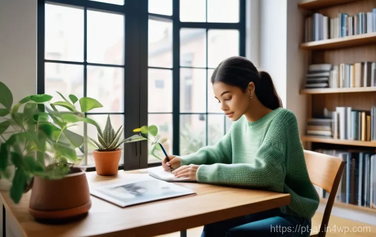 AI 창작물 상업화 시 저작권 문제 - **Prompt:** "A highly detailed, photorealistic image of a young female graphic designer, aged late 2...